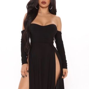Fashion Nova slit dress
